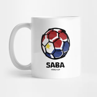 Saba Football Country Flag Mug